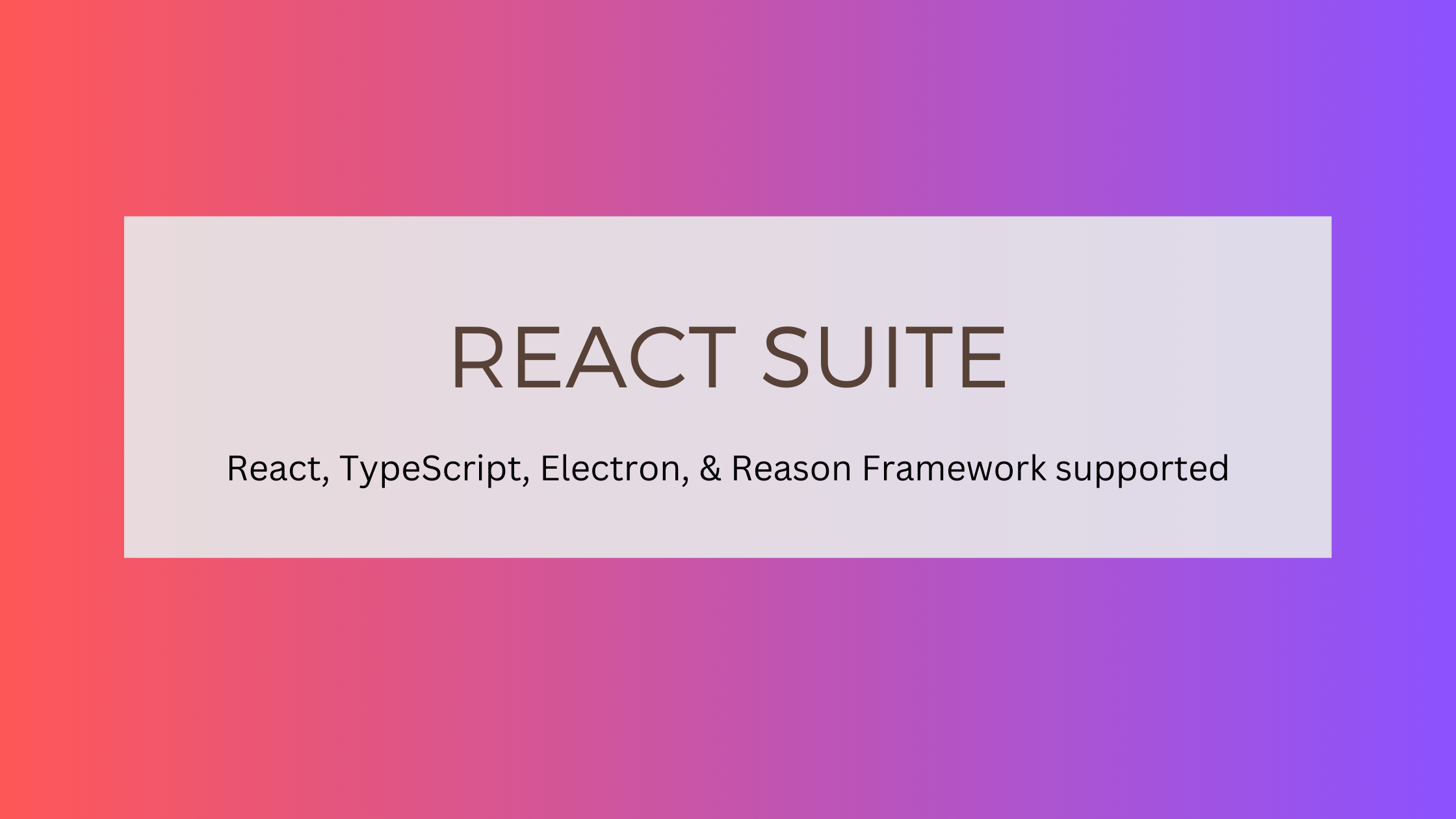 react component library react component library